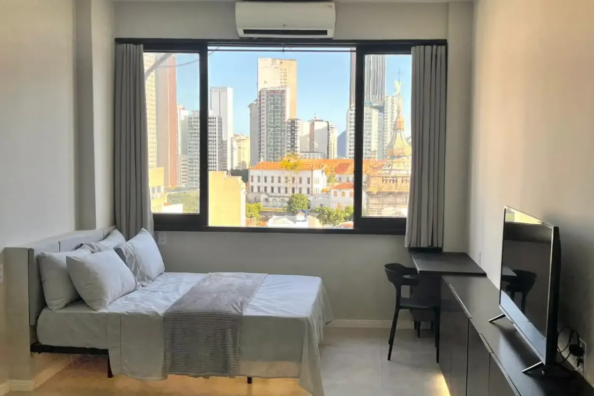 Kitnet para alugar no Centro RJ mobiliada e reformada